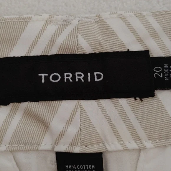 Torrid Tank Stripe Shorts Size 20 - Picture 5 of 10
